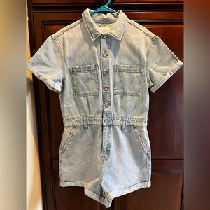 Hidden Jeans Denim Romper “The Dylan” NWT – L